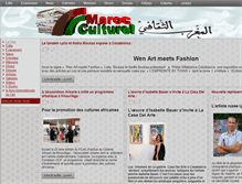 Tablet Screenshot of marocculturel.com